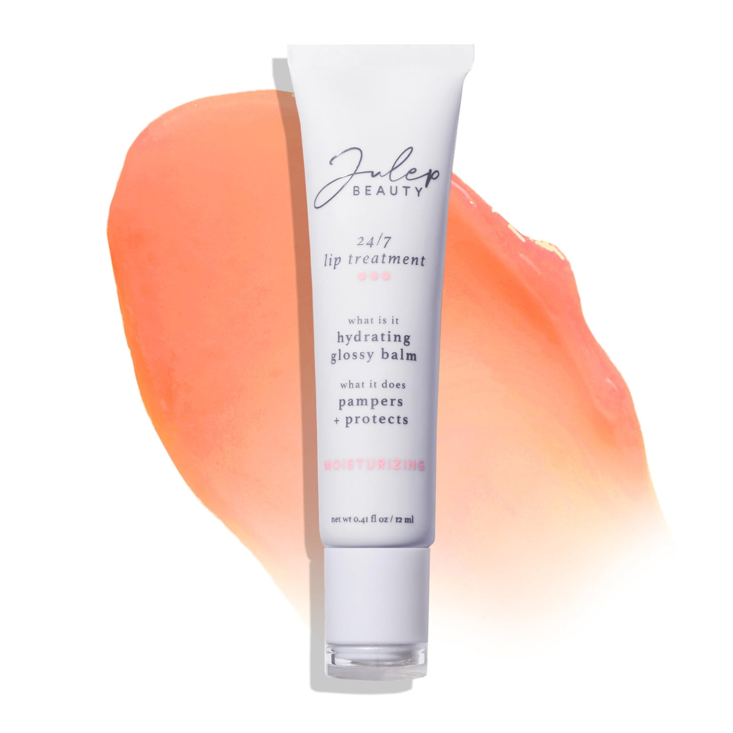 Julep 24/7 Lip Treatment – Hydrating & Glossy Lip Balm and Lip Sleeping Mask with Shea Butter – Moisturize, Protect & Soothe – Vegan & Cruelty-Free - Sheer Pink