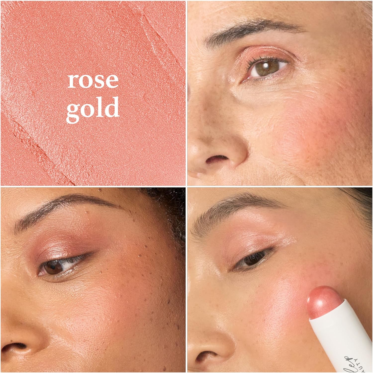 Julep All-in-One Beauty Trio: Cushion Complexion Foundation Linen, Skip the Brush Blush Stick Rose Gold, and It’s Balm Tinted Lip Balm Canyon Rose